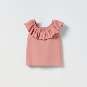 Zara Kids Ruffled Top Sz 9-12mths